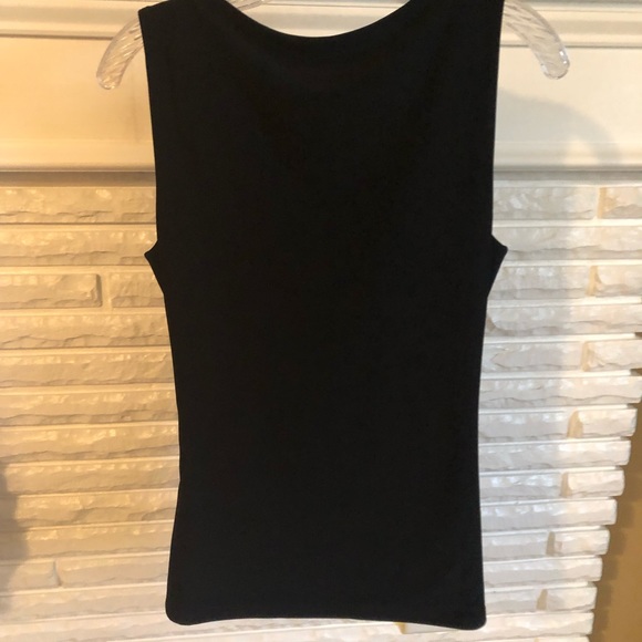 WHBM Sleeveless Top w/Beaded Detail - Picture 3 of 7